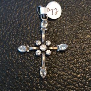 Ross Pendant Sterling Silver with CZ 78